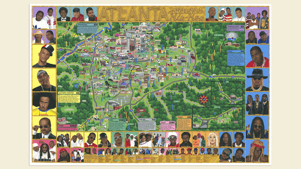 Atlanta Rap Map