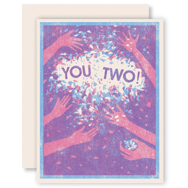 You Two! Letterpress Card