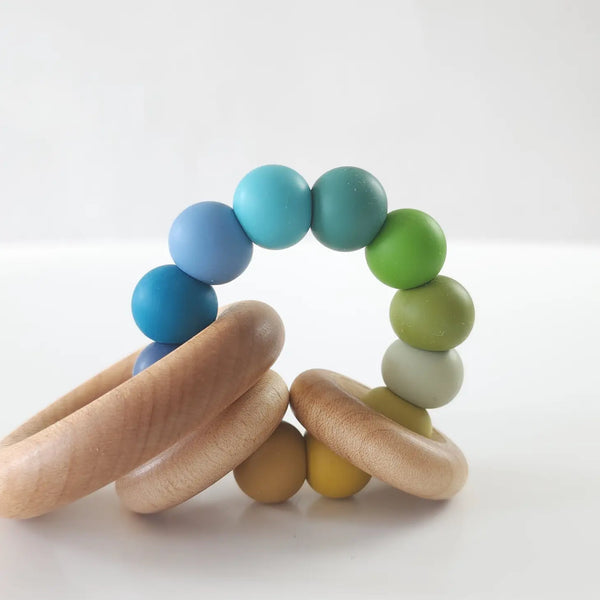 Saturn Ring Wooden Baby Teethers