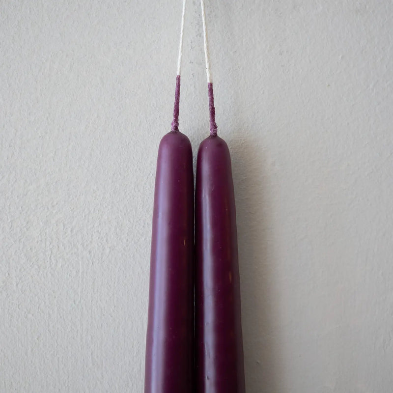 Hand Dipped Taper Candles - Pair of 2