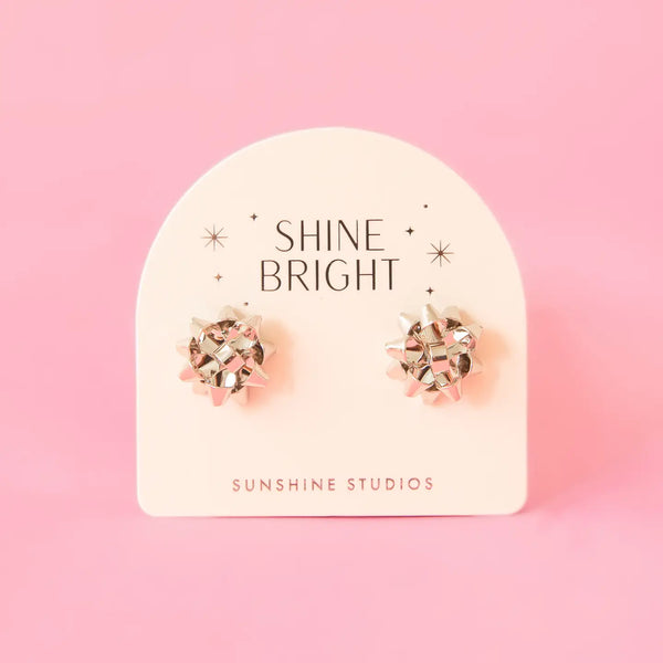 Holiday Bow Earrings