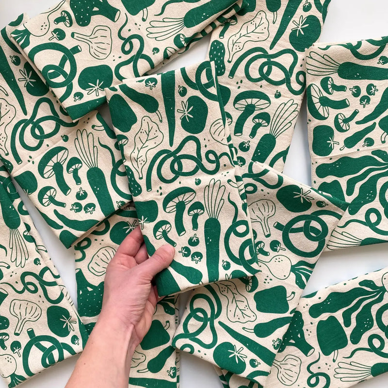 Tea Towel - Veggie