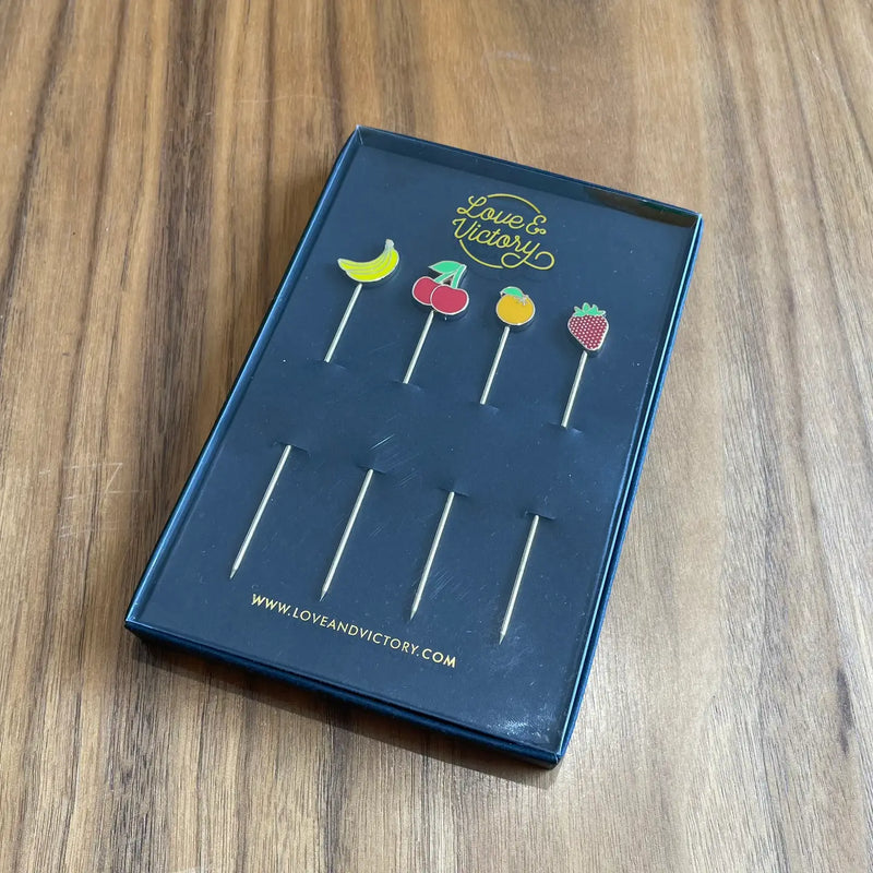 Fruit Cocktail Picks - Set of 4