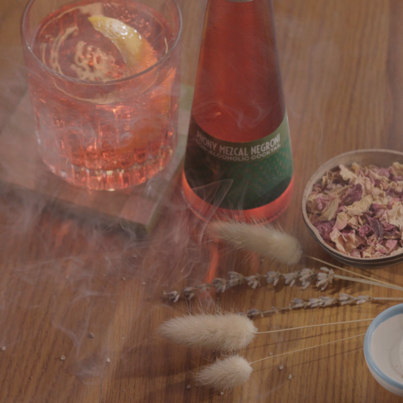 St. Agrestis Non-Alcoholic Phony Mezcal Negroni.
