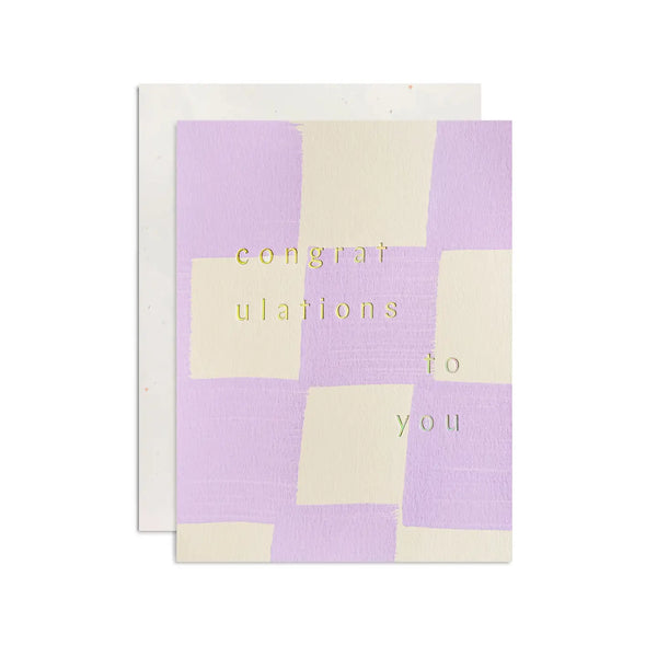 Congratulations Check Card