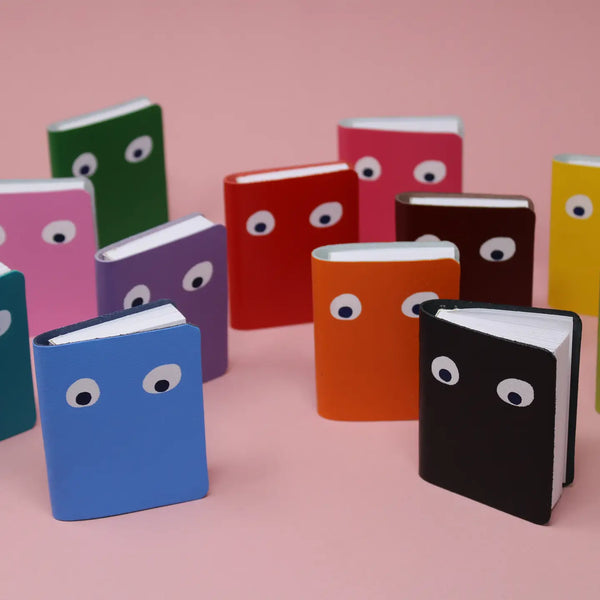 Googly Eye Mini Leather Notebook