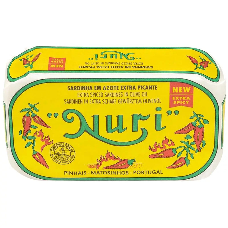 Nuri Sardines in EXTRA SPICY Olive Oil