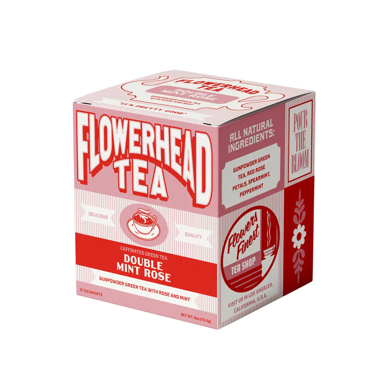 Flowerhead Double Mint Rose Tea Bags