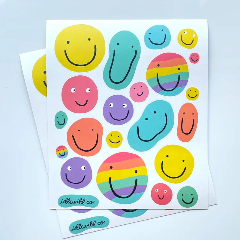 Smiley Sticker Sheets