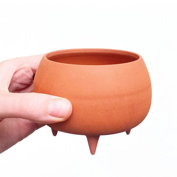 Terra Red Footed Mini Planter