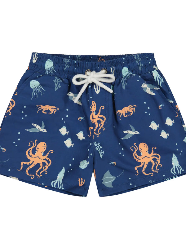 Kids + Baby Swimsuit Swim Trunks - Deep Sea Dive