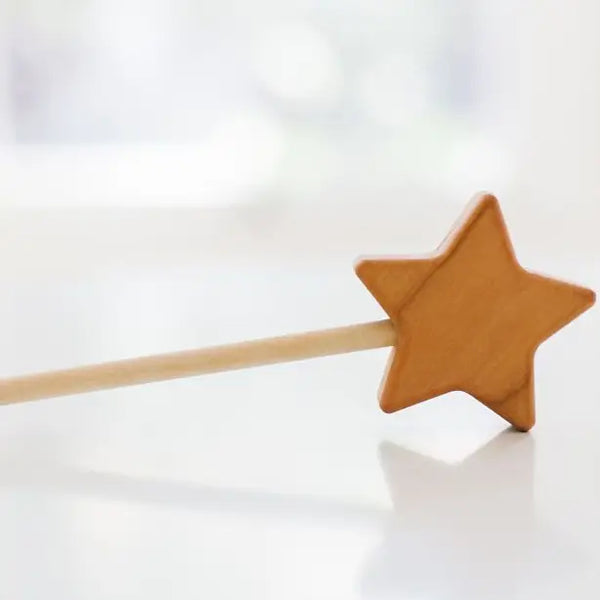 Star Wand Wooden Toy For Pretend Play