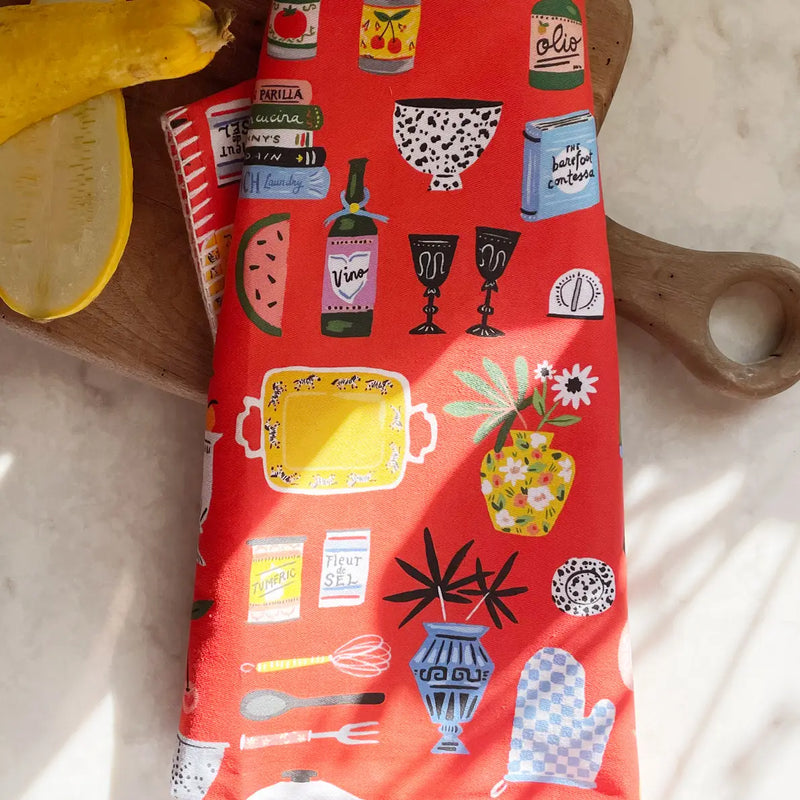 Kitchen Shelf Tea Towel