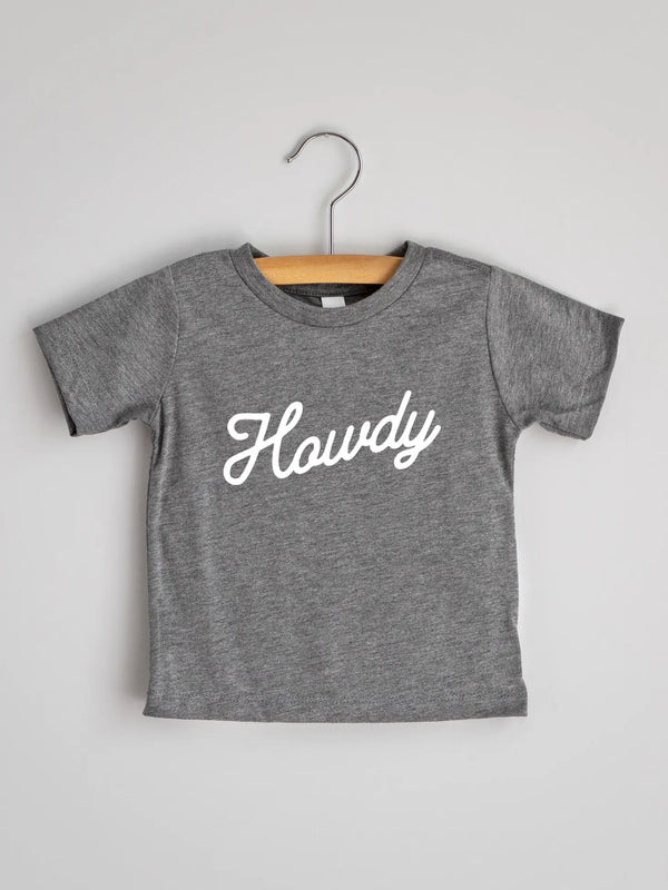 "Howdy" Organic Kids Tee