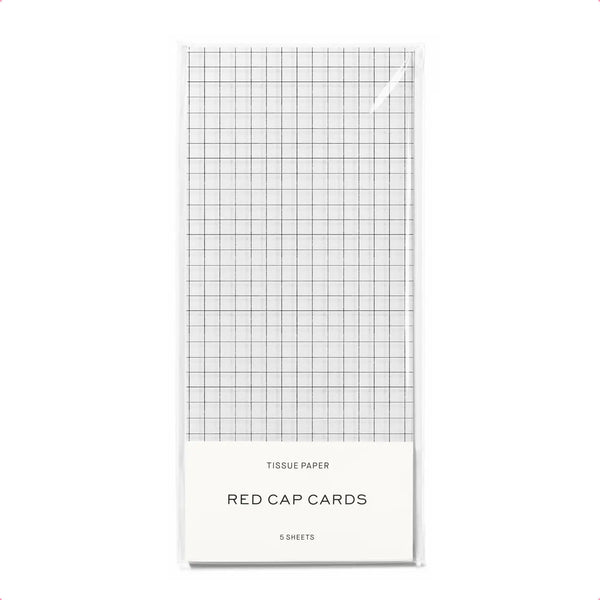 Red Cap Cards Graphic Tissue Paper