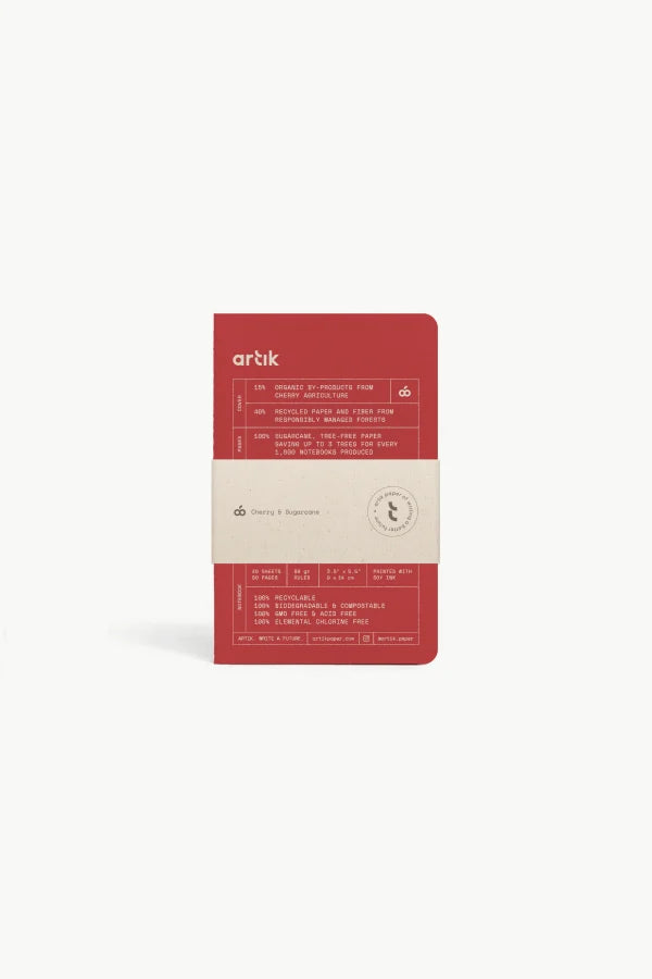 Artik Pack of 3 Singer Sewn Notebooks - Ruled