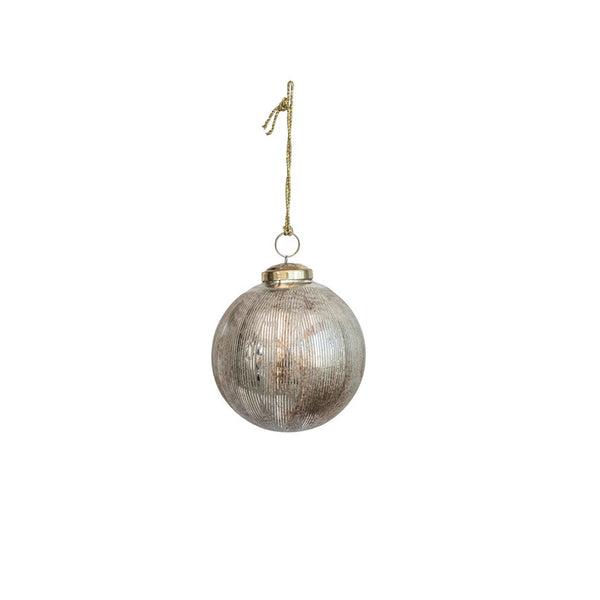 Mercury Glass Antique Ball Ornament
