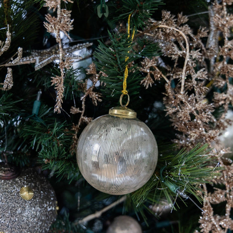 Mercury Glass Antique Ball Ornament