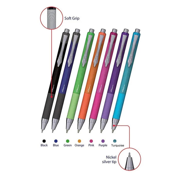Platignum Tixx 1.0mm Ball Point Pens