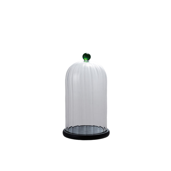 Decorative Glass Fluted Cloche