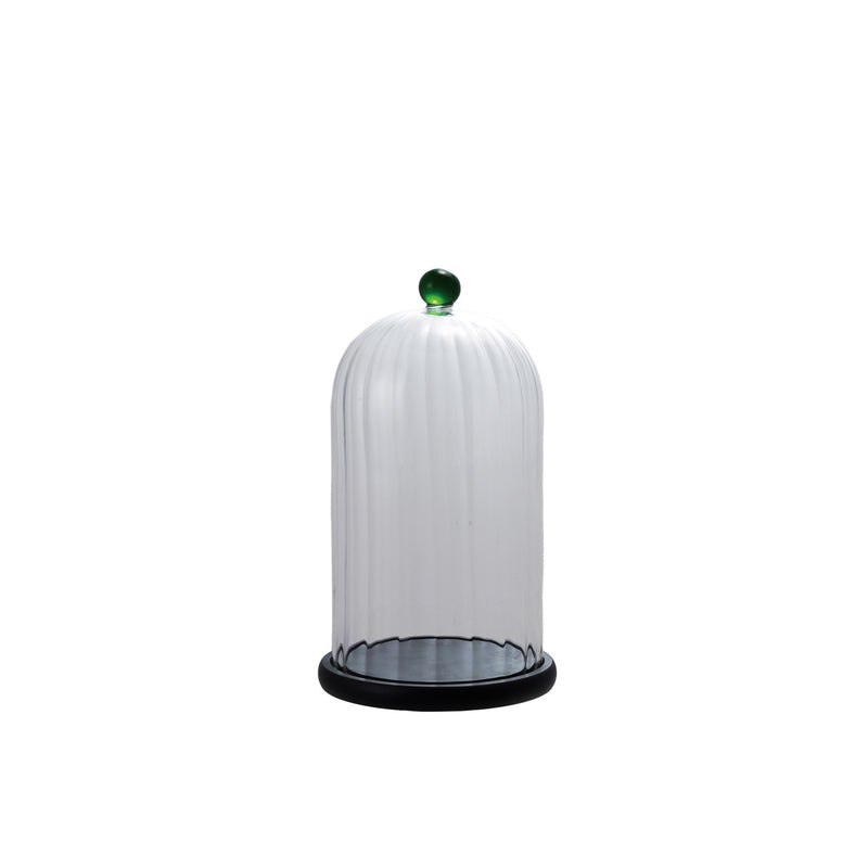 Decorative Glass Fluted Cloche