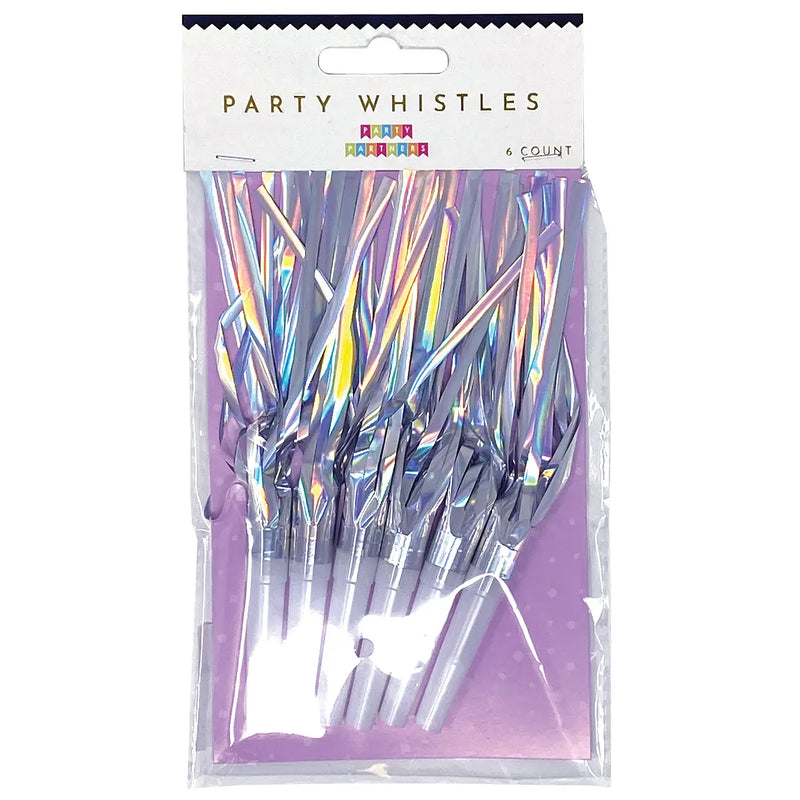 Iridescent Party Whistles