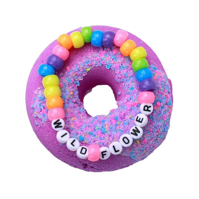 Donut Bath Bomb + Bracelet Pack | Purple