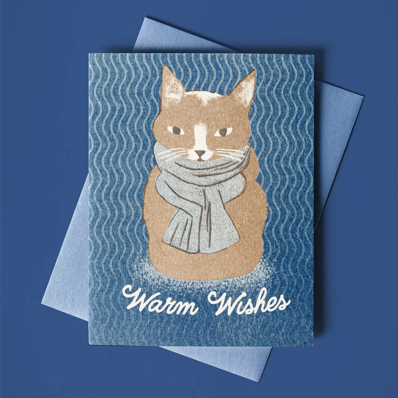 Scarf Cat Card