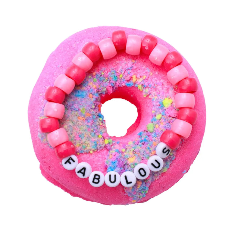 Donut Bath Bomb + Bracelet Pack | Pink