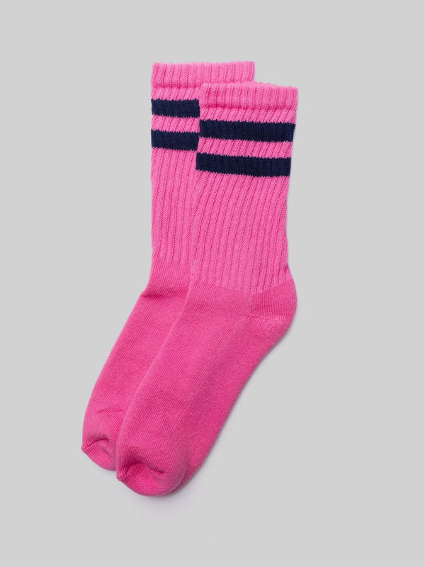 American Trench Retro Double Stripe Crew Sock