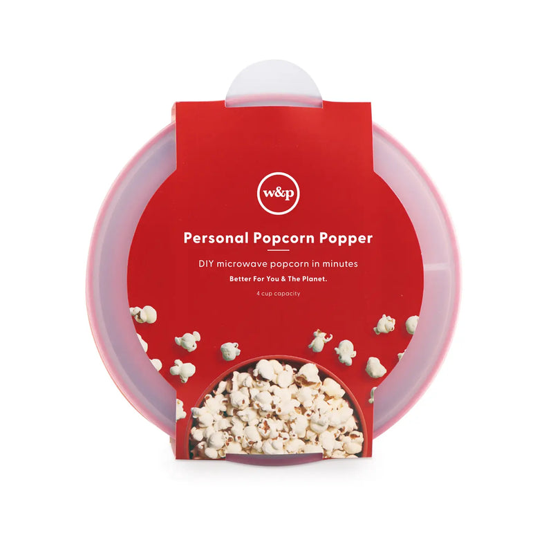 Popcorn Popper Silicone Reusable Maker- Personal Mini Size