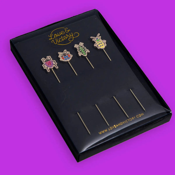 Insect Cocktail Picks - Set of 4