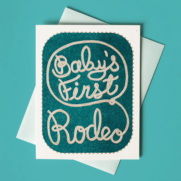 Baby's First Rodeo Birthday Card