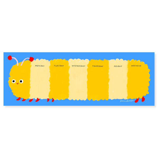 Colin Caterpillar Weekly Desk Planner