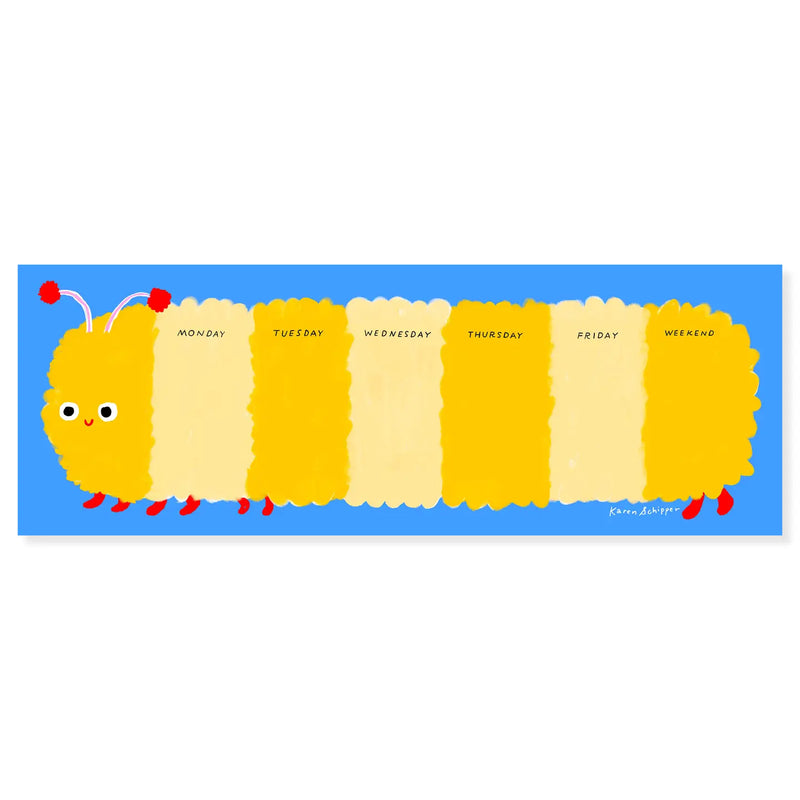 Colin Caterpillar Weekly Desk Planner