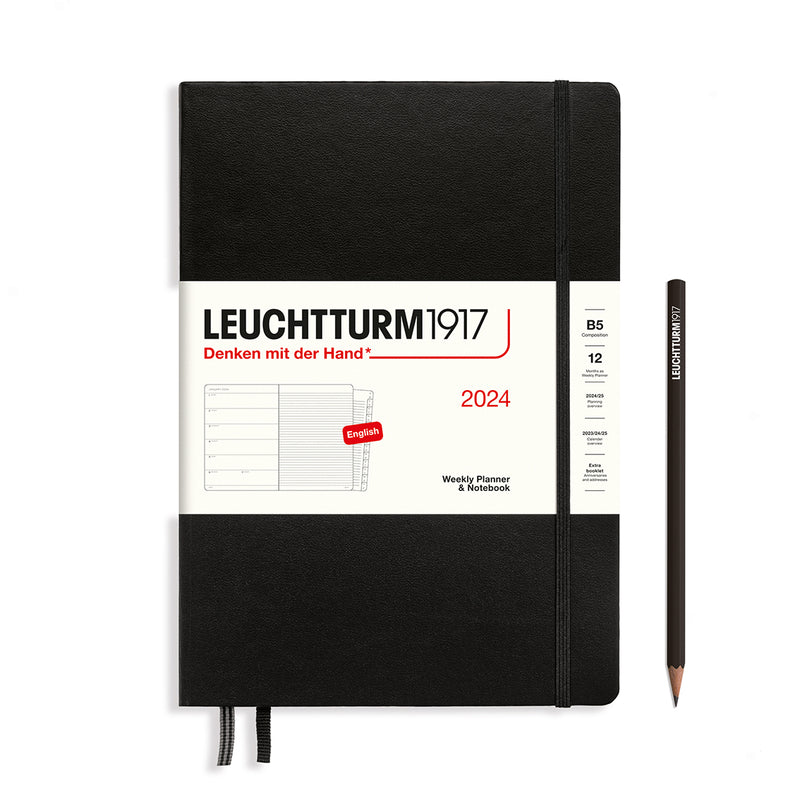 Leuchtturm Hardcover '2024 Weekly Planner' Composition B5