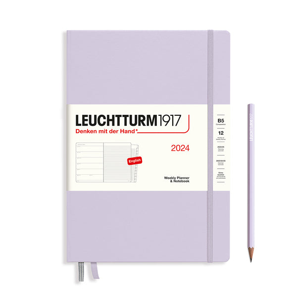 Leuchtturm Hardcover '2024 Weekly Planner' Composition B5
