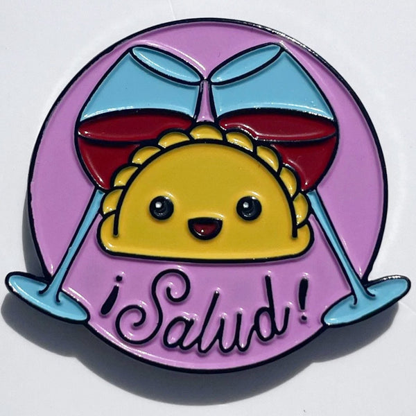 Salud! Empanada Enamel Pin