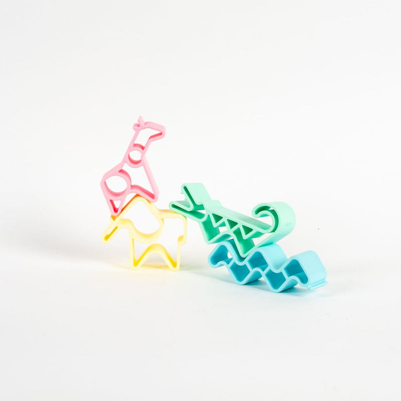 Soft Silicone Stacking Animals