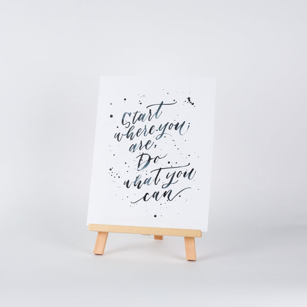 Start Where You Are Print