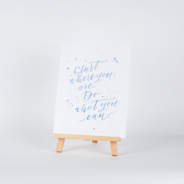 Start Where You Are Print