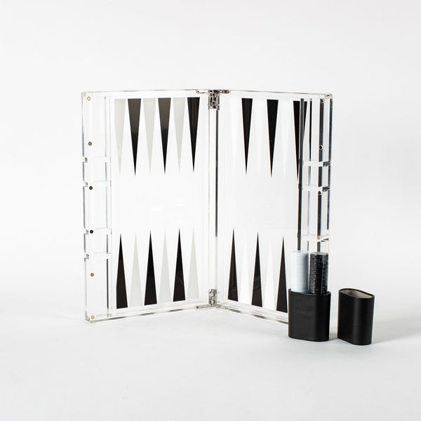 Lucas Acrylic Backgammon Set
