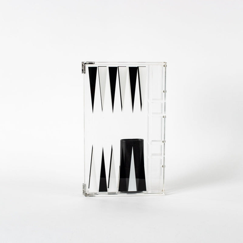 Lucas Acrylic Backgammon Set