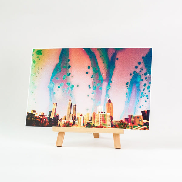 Large Pink Atlanta Print
