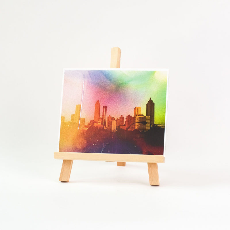 Small Rainbow Atlanta Print