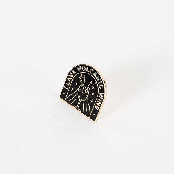 I Lava Volcanic Wine Enamel Pin