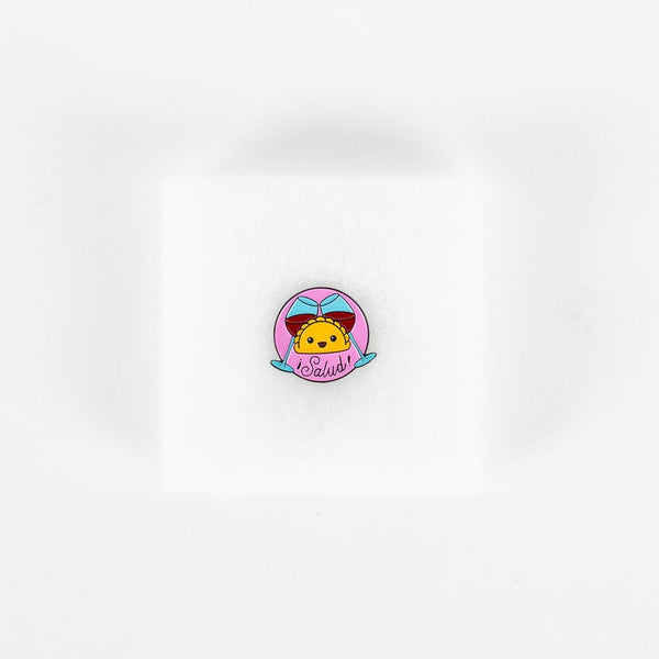 Salud! Empanada Enamel Pin