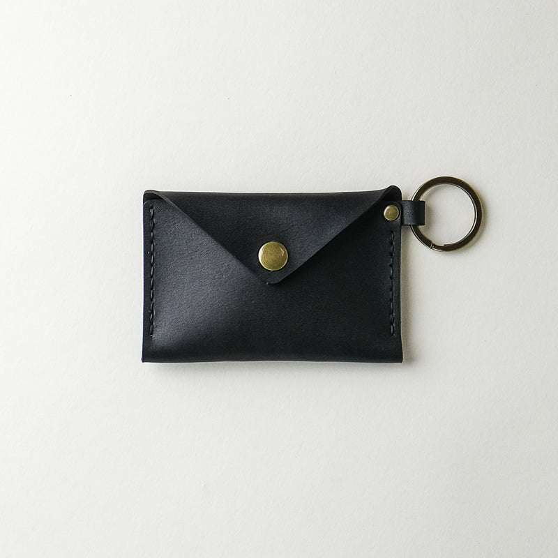 Leather ID Keychain Wallet