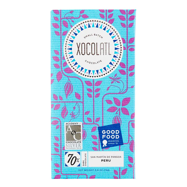 Xocolatl Small Batch Chocolate San Martin de Pangoa Peru 70%