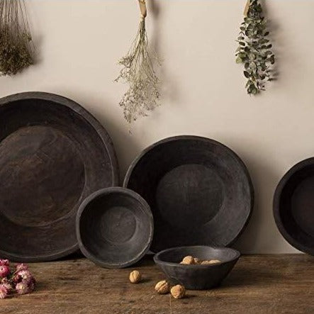 Vintage Wooden Dough Bowls